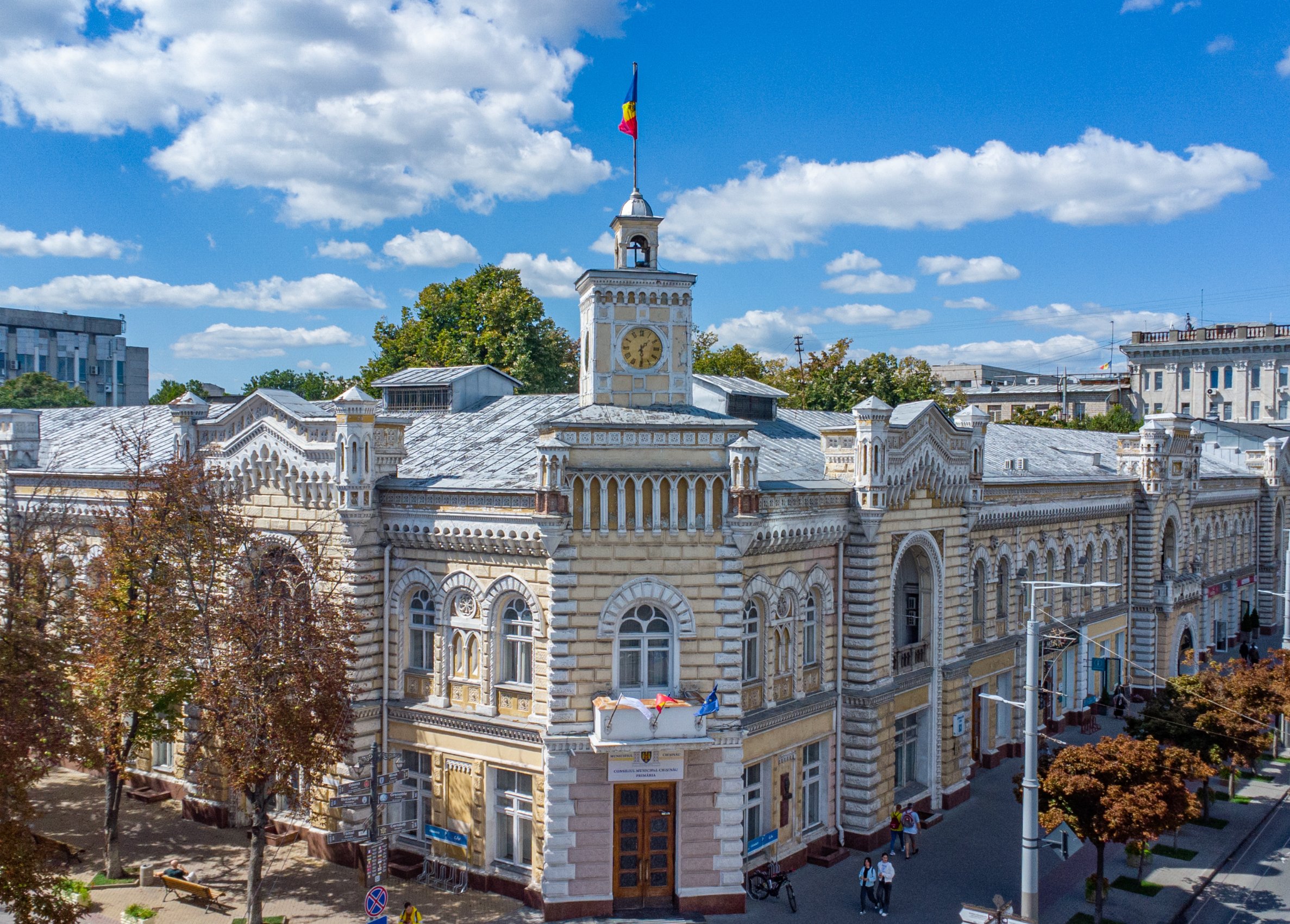 Architectural view of Chisinau city center